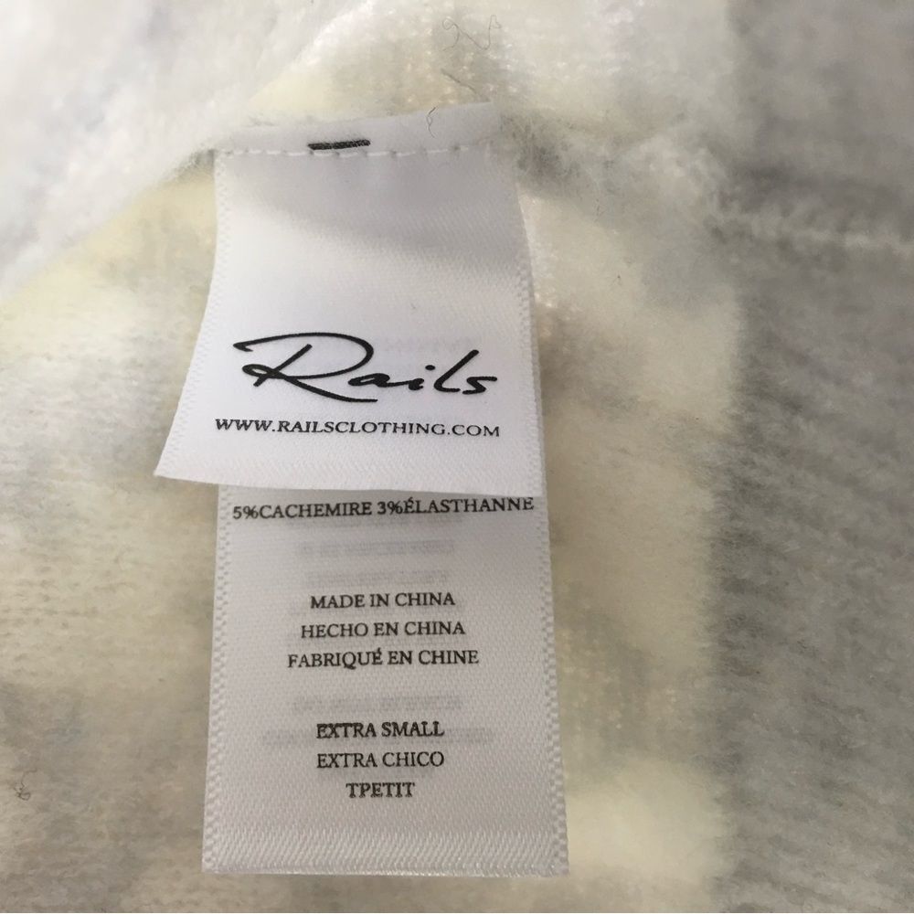 Rails Slouchy Sweater Leopard Titanium Spot Wool … - image 11